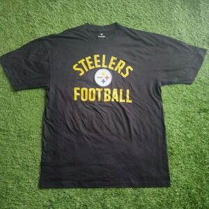 Pittsburgh Steelers Football Mens T Shirt 2XL Tall Black Fanatics NWOT NFL Top